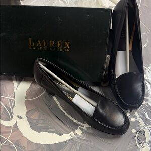 NEW! Lauren Ralph Lauren Classic Black Loafers